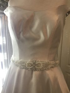 embellish with beading. wedding gown alterations. south coast NSW